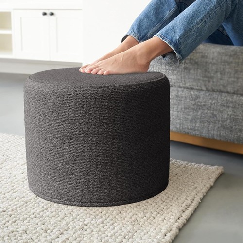 Modern beautiful boucle pouf - beautiful,