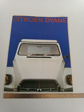 original Citroen Dyane brochure leaflet Italian language