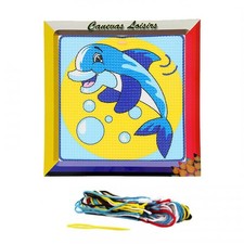 Kit canevas Dauphin 15 x 15 cm