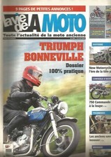 LA VIE DE LA MOTO N°606 TRIUMPH BONNEVILLE / NEW MOTORCYCLE / 750 COMMANDO