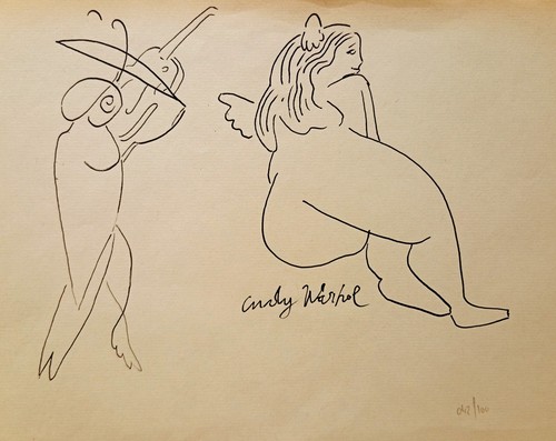Superbe lithographie femme nue