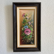 Grand cadre émaux sur cuivre