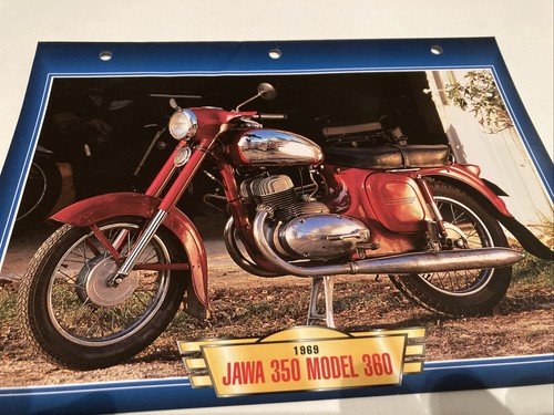 Jawa 350 type 360 - 1969, fiche