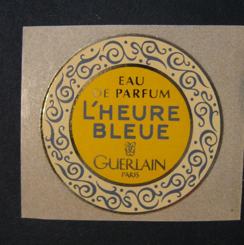 étiquette ronde guerlain - étiquette,