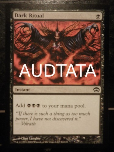 Mtg magic dark ritual english - mtg,