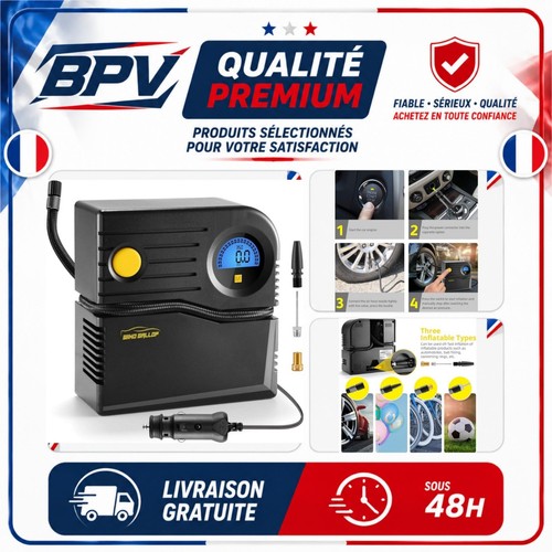 Mini compresseur pneus - , 12
