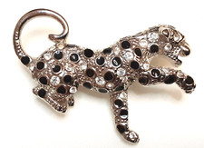 broche rétro métal couleur