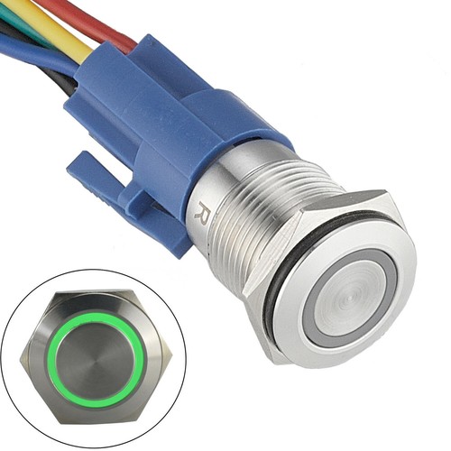 16mm 12v imperméable acier - 16mm,