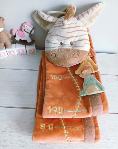 Noukie toise peluche zèbre - noukie's,