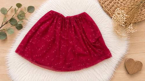 Jupe tutu rouge pois kiabi - tutu,