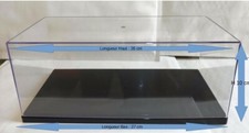 1/24 Boite Vitrine Exposition Show Case + Socle pour Miniatures 1/24 Neuf
