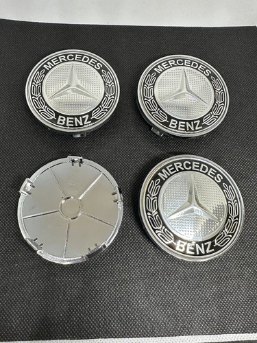 Caches moyeu logo mercedes - moyeu,