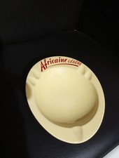 Antique VILLEROY & BOCH earthenware advertising ashtray perfect condition yellow color