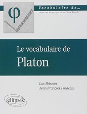 Le vocabulaire de Platon -