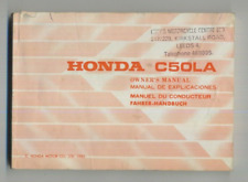 Honda C50LA Cub (85-88) Factory Issue Owners Riders Manual HandBook C 50 LA EL84