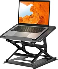 HUANUO Adjustable Laptop Riser Stand, 9 Angles, Fits 15.6" Laptops, #R03