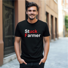 Stuck Farmer Funny T-Shirt F*ck Starmer Keir Starmer Labour Political T Shirt