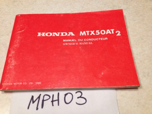 Manuel propriétaire honda - manuel,