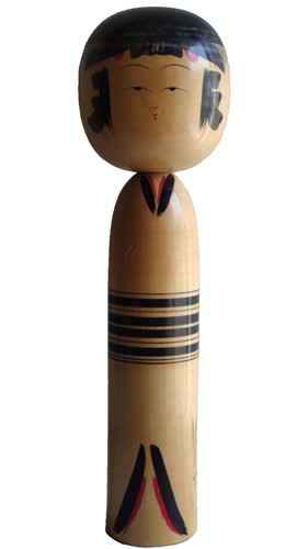 Poupée kokeshi traditionnelle - poupée,