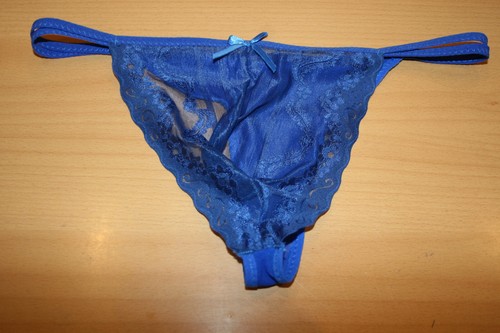 String homme couleur bleu - bleu, avec