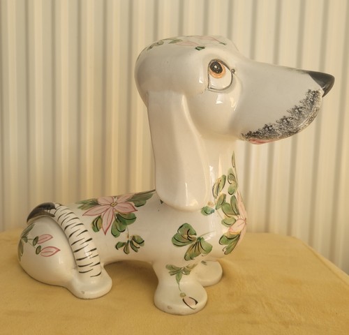 Ancienne grande tirelire - grande, chien
