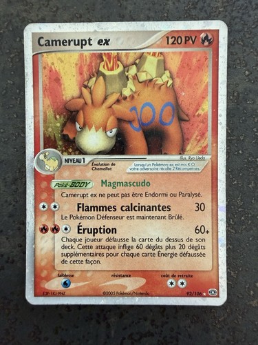 Carte pokémon camerupt - pokémon,