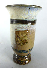 VASE COUPE EN GRES BOUFFIOULX SIGNE LOSSON LA NOUVELLE GAZETTE BELGIAN POTTERY