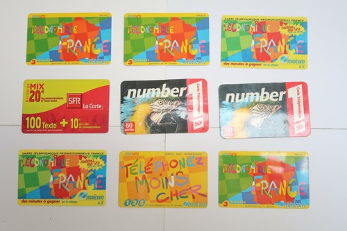 Telecartes france et - 9,