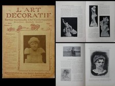 L'ART DECORATIF n°83 1905 AUGUSTE DE NIEDERHAUSEN RODO, FELICIEN ROPS, CHAIGNEAU