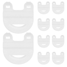 Lot de 10 boucles de cage pour