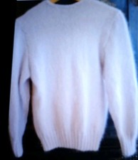 Superbe  Angora Gris(Blanc) Tout Simple 