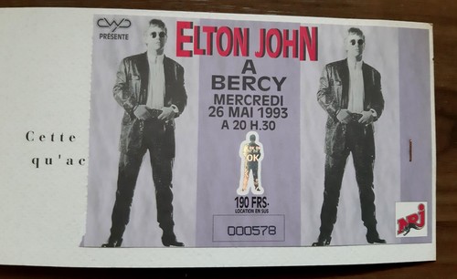Ticket billet used stub place - used,