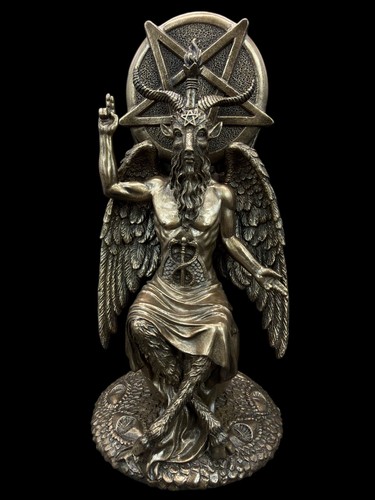 Figurine baphomet assis sur - assis,