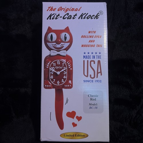 Kit cat clock - clock, red