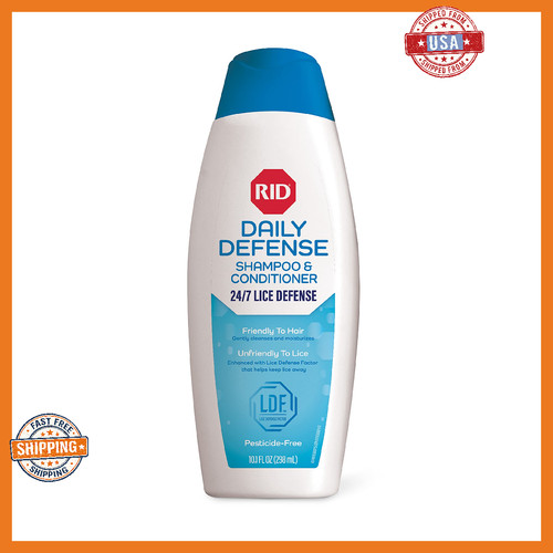 Rid daily defense lice shampoo - lice,