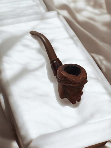 Pipe ancienne sculptée - , tête
