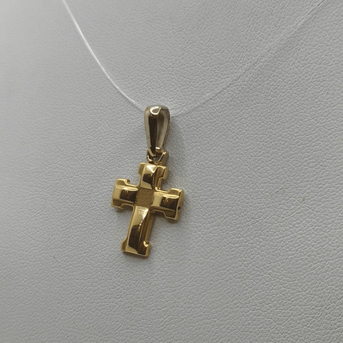 Pendentif croix carats - croix, 18