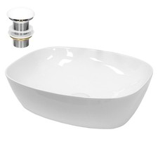 Lavabo à poser blanc