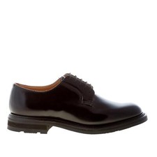 CHURCH'S chaussures homme WOODBRIDGE black calf leather derby plain toe Goodyear