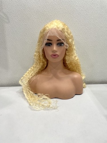 613 blonde curly human - human, hair