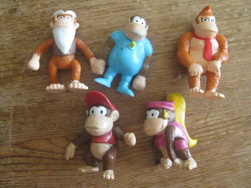 Figurines donkey kong - x5, "
