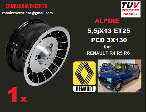 Jante alliage alpin turbo - 1, x
