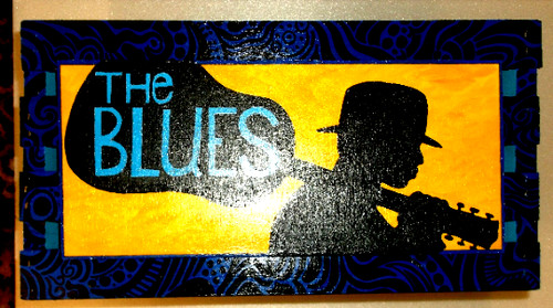 The blues oil - blues, hand