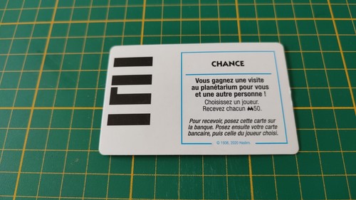 Carte chance une visite - , au