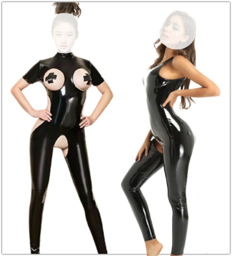 Women latex catsuit body - women,