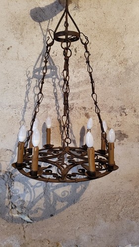 Suspension fer forgé feux - 8,