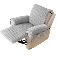Housse de fauteuil relax - 53 x 190 cm - Pour fauteuil TV 1 place - Avec poch...