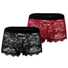 BOXER RUBAN S M L XL DENTELLES