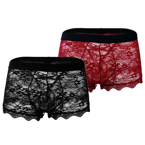 Boxer ruban xl dentelles - s,