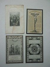 Lot images mortuaires XIXe